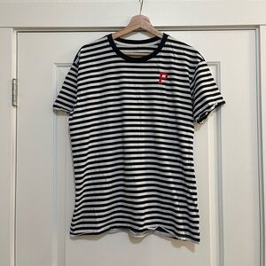 Portland Gear Black & White Striped Tee